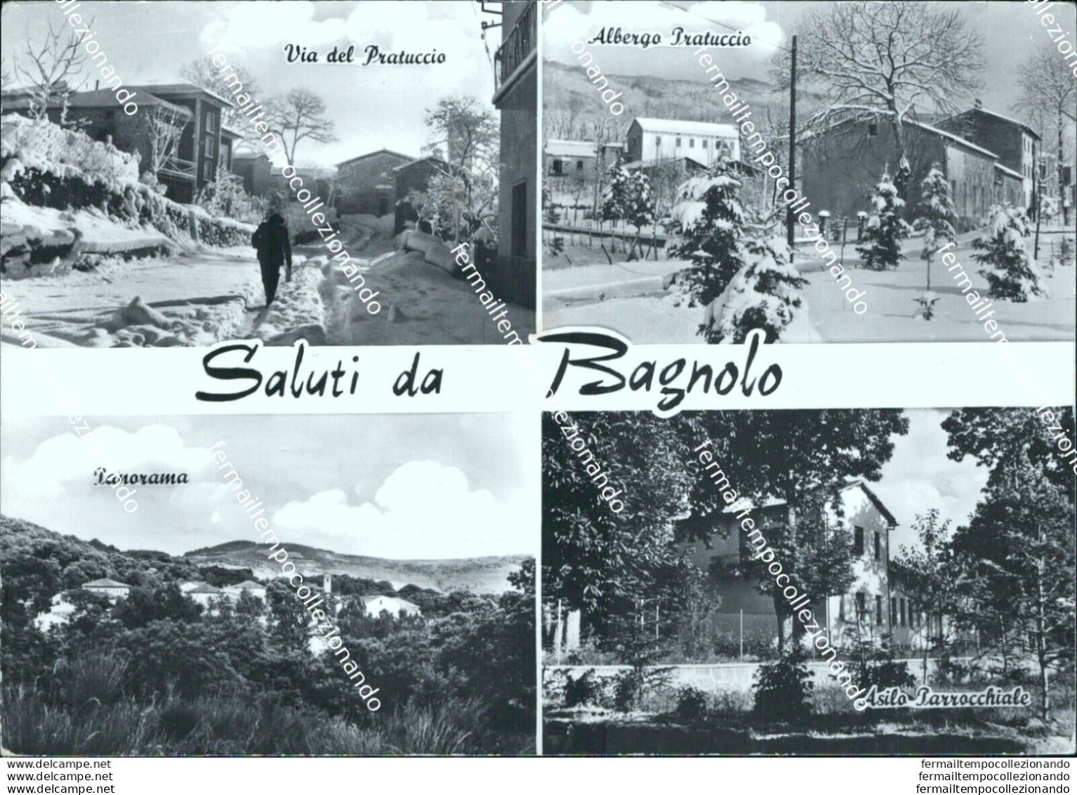 Br61 Cartolina Saluti Da Bagnolo Provincia Di Grosseto Toscana - Grosseto
