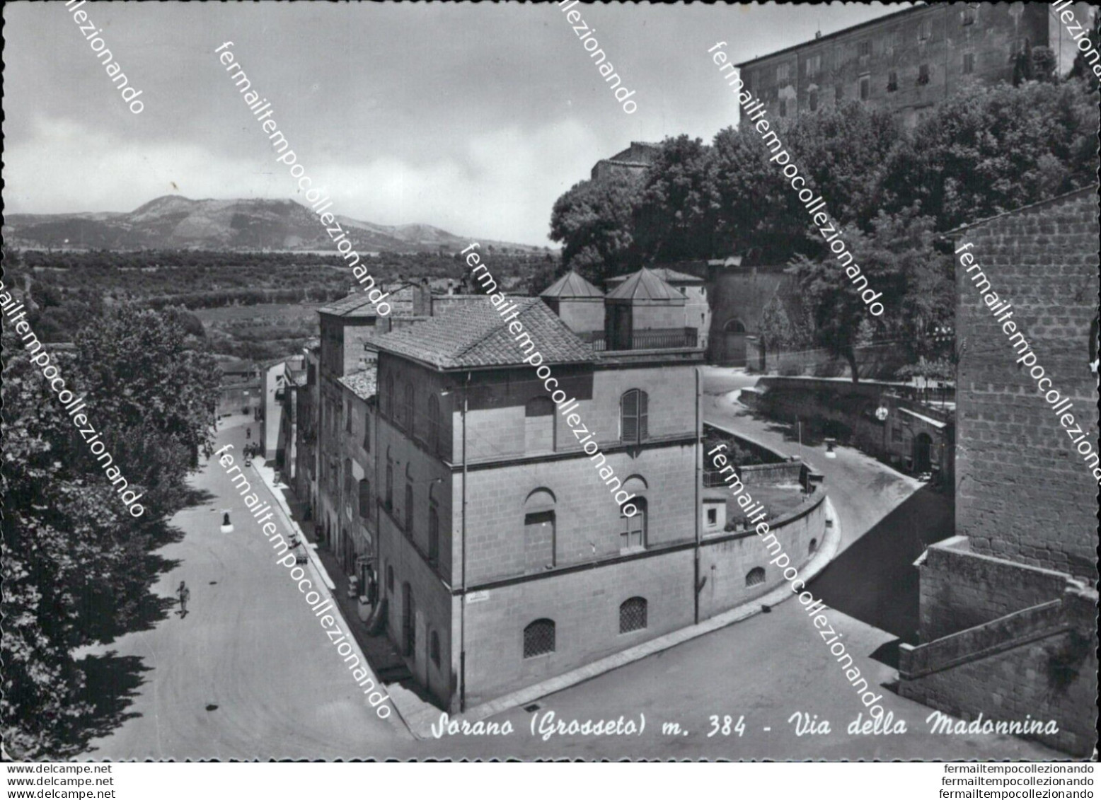 Ae598 Cartolina  Sorano Via Della Madonnina Provincia Di Grosseto - Grosseto