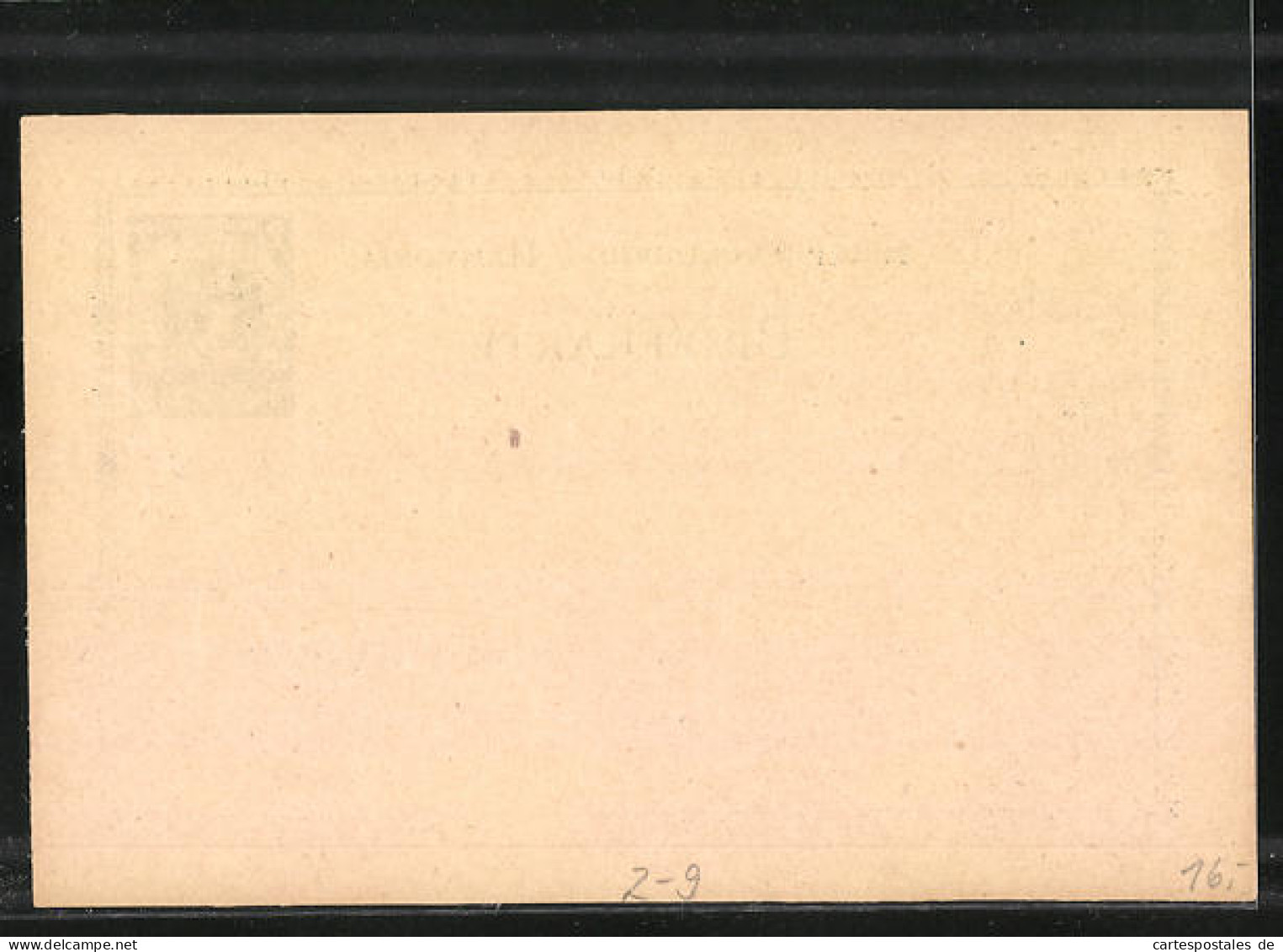 AK Briefkarte, Private Stadtpost Hammonia Hamburg, 2 Pfg.  - Timbres (représentations)