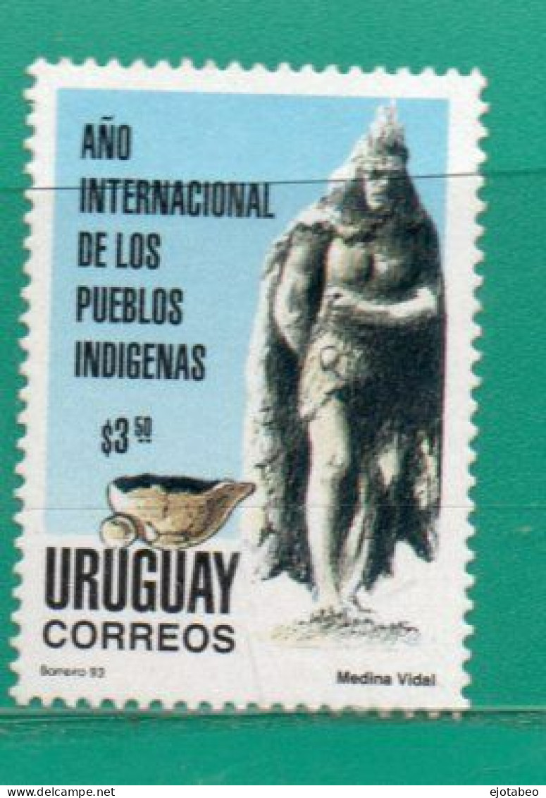 818 URUGUAY 1993 YT 1446 Ss Mint -Año Internacional De Los Pueblos Indígenas TT:Indios - Uruguay