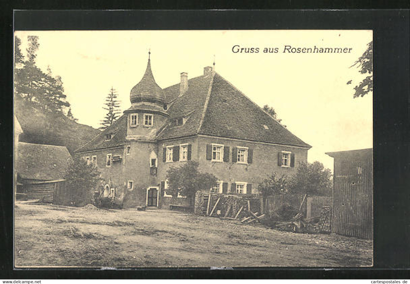 AK Rosenhammer / Weidenberg, Herrenhaus Mit Türmchen  - Weiden I. D. Oberpfalz