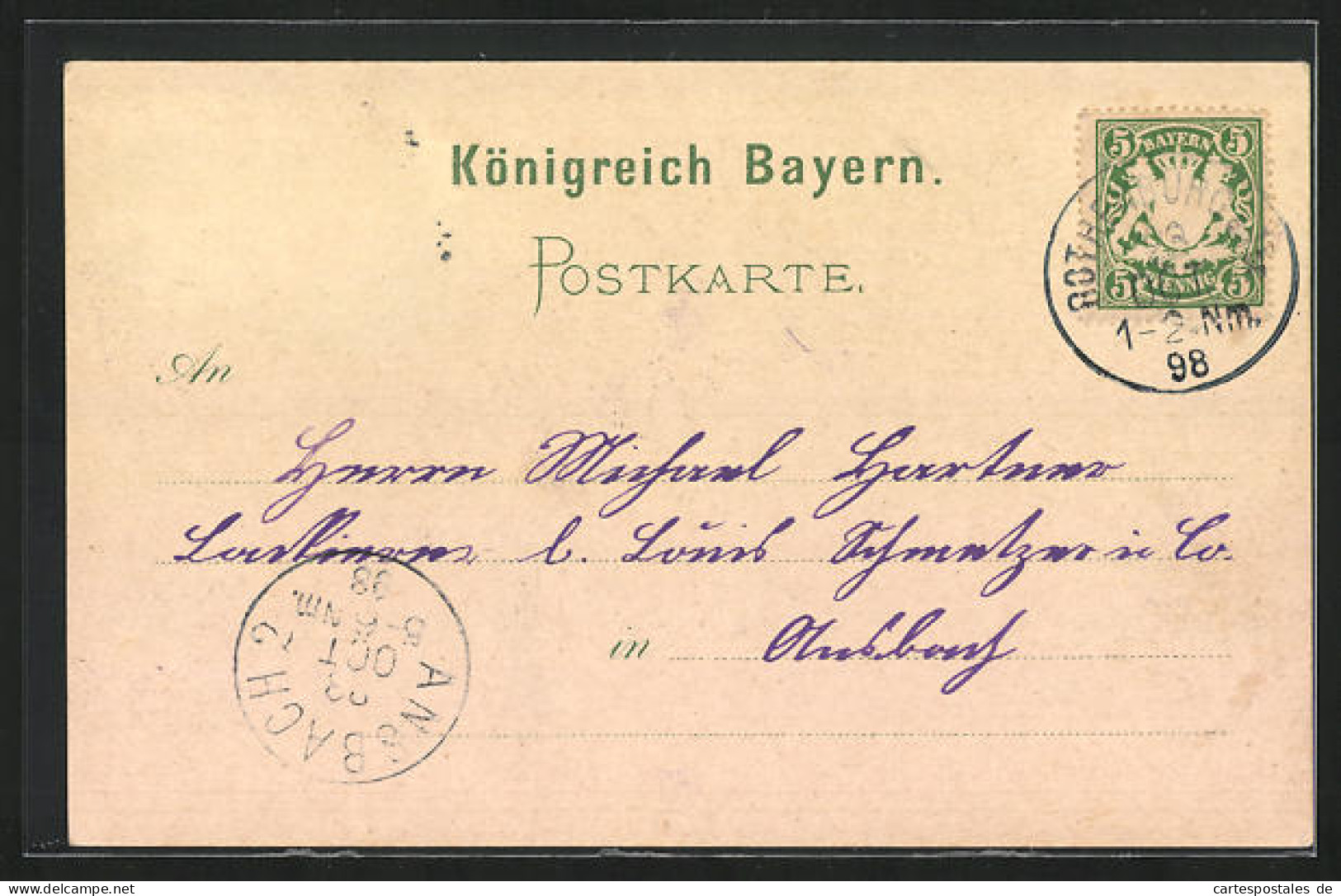 Lithographie Rothenburg O. T., Hotel-Hirsch, Klingenthor, Rathaus  - Rothenburg O. D. Tauber