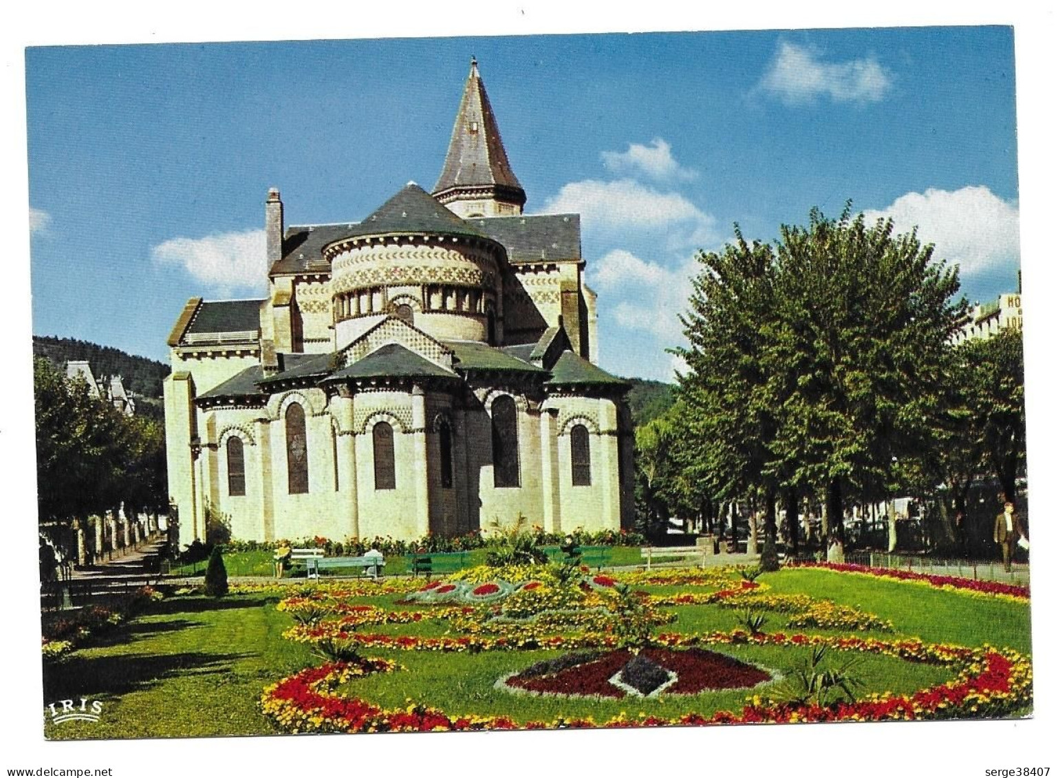 La Bourboule - Abside De L'Eglise Et Jardins # 10-20/9 - La Bourboule