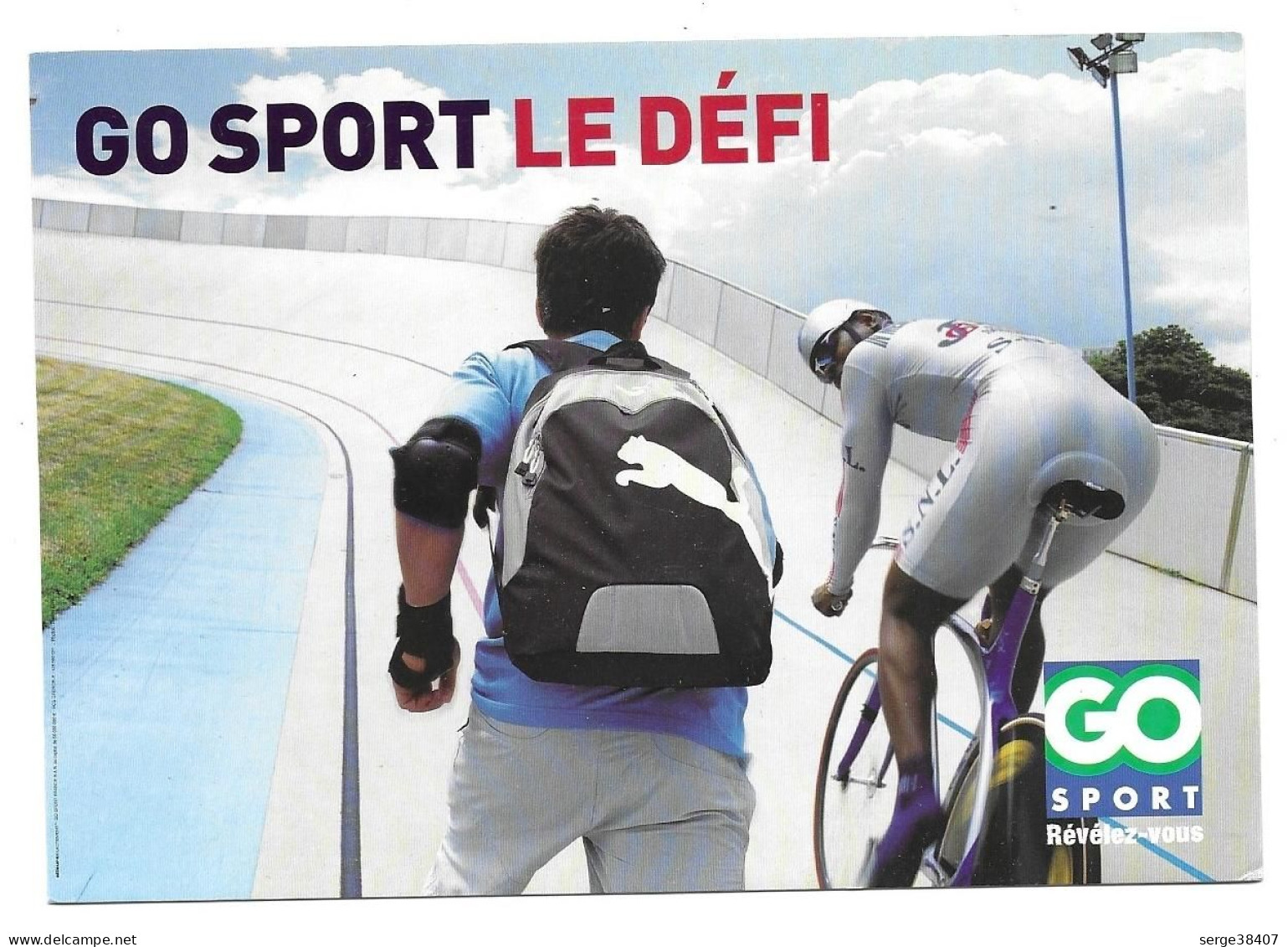 GO Sport - Le Défi - Cycliste # 10-20/9 - Advertising