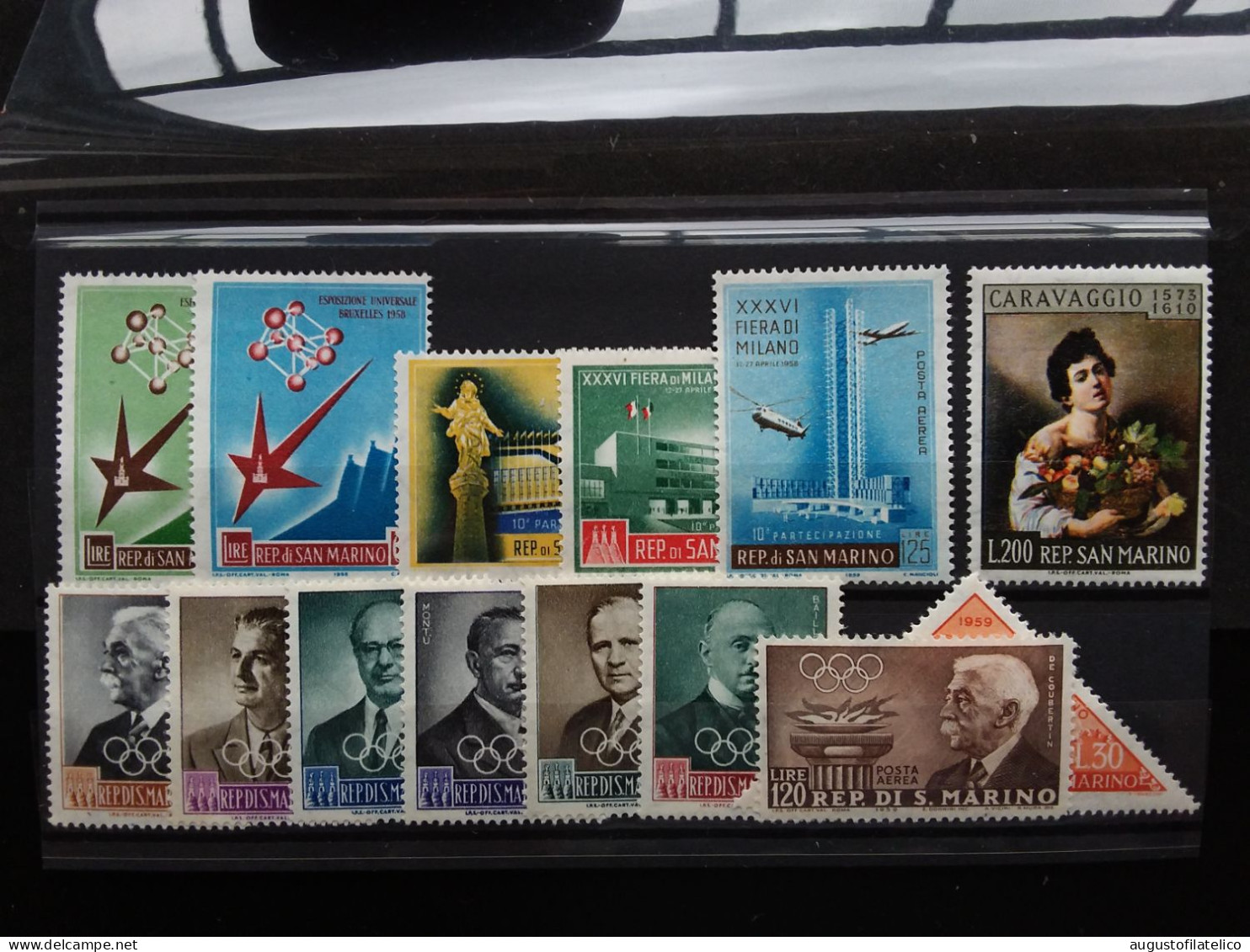 SAN MARINO - Serie Anni '50/'60 - Nuovi ** + Spese Postali - Unused Stamps