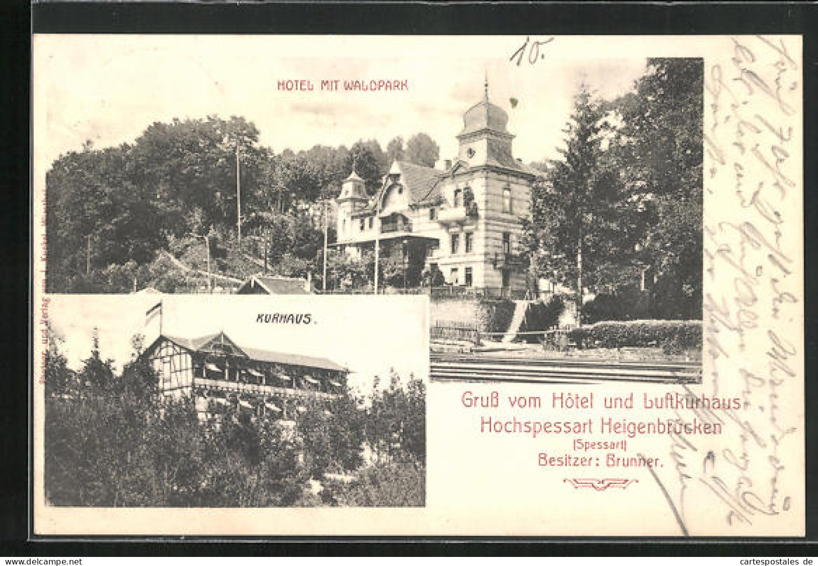 AK Heigenbrücken /Spessart, Hôtel Und Luftkurhaus Hochspessart  - Autres & Non Classés