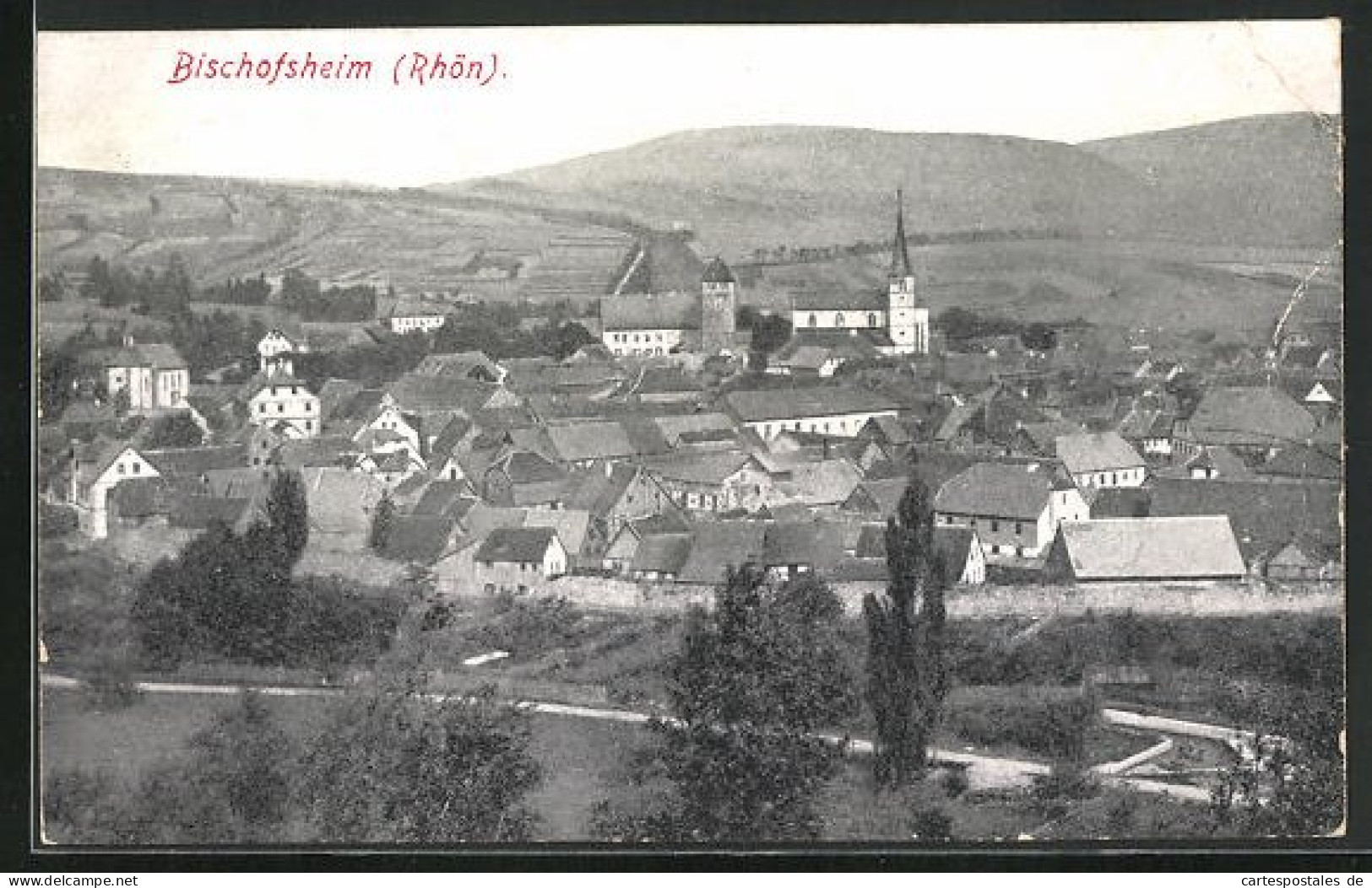AK Bischofsheim /Rhön, Totalansicht Der Gemeinde  - Autres & Non Classés