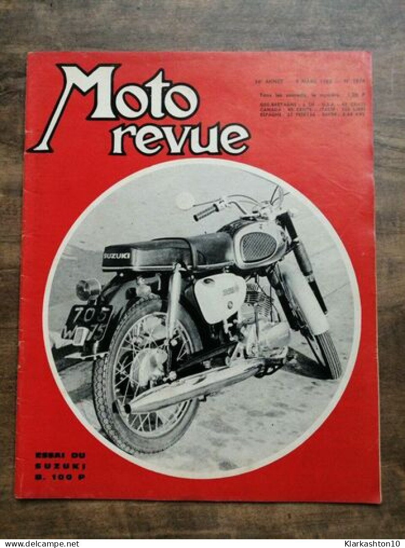 Moto Revue N 1876 9 Mars 1968 - Unclassified