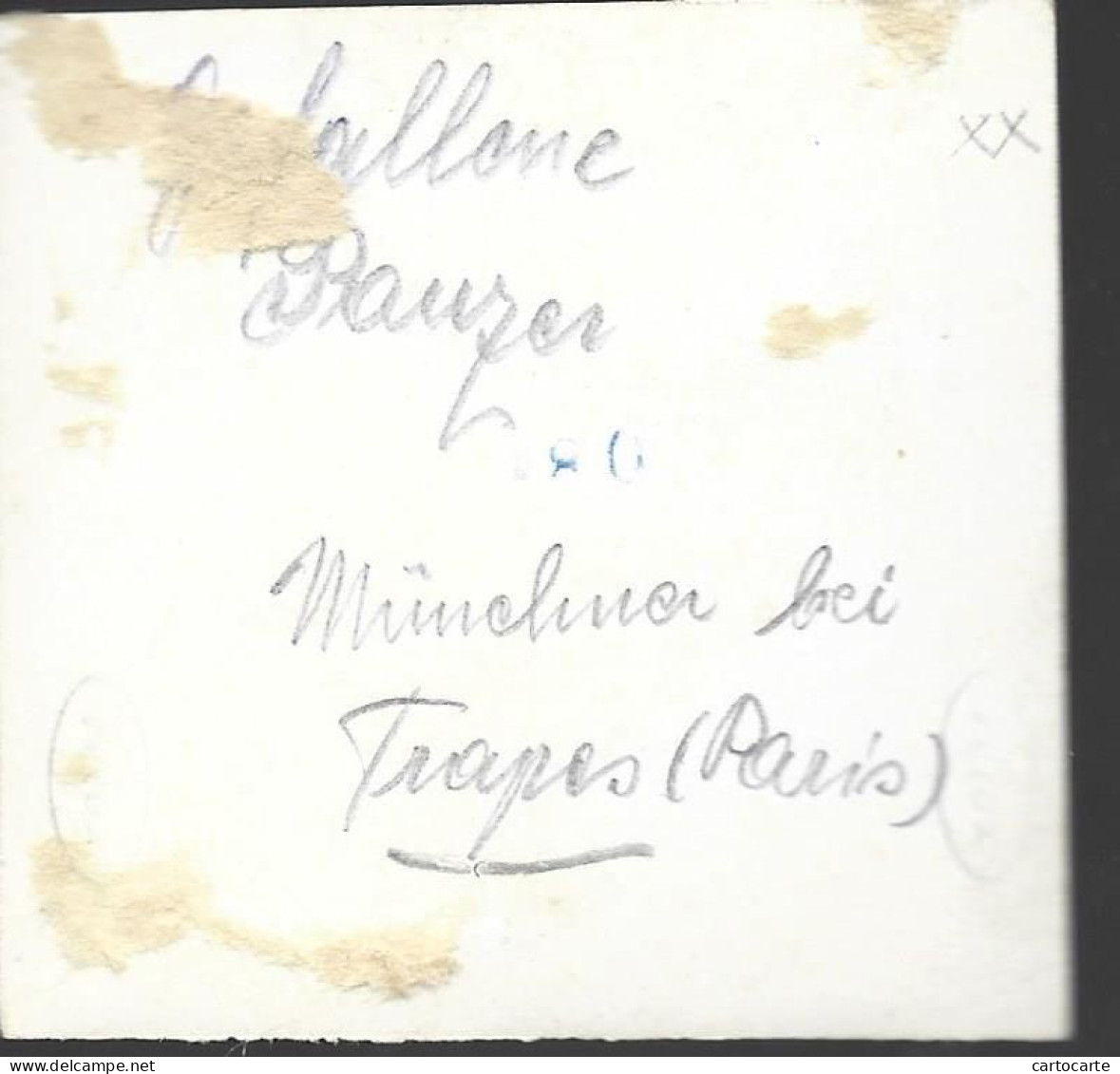 78 117 0524  WW2 WK2 YVELINES TRAPPES TOMBES  SOLDATS ALLEMANDS PANZER 1940 - Guerre, Militaire