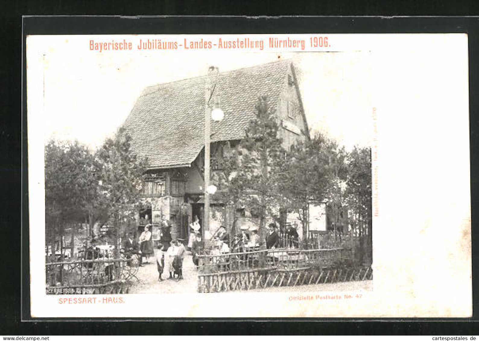 AK Nürnberg, Bayer. Jubiläums-Landes-Ausstellung 1906, Gasthof Spessart-Haus  - Expositions