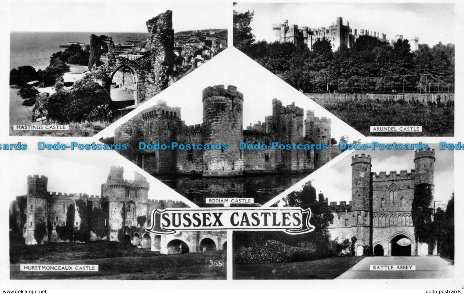 R058167 Sussex Castles. Excel Series. RP. Multi View - World