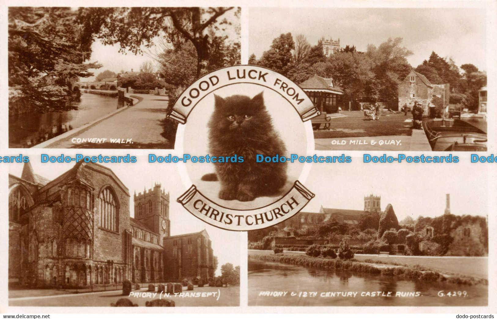 R058173 Good Luck From Christchurch. Valentine. Multi View - World