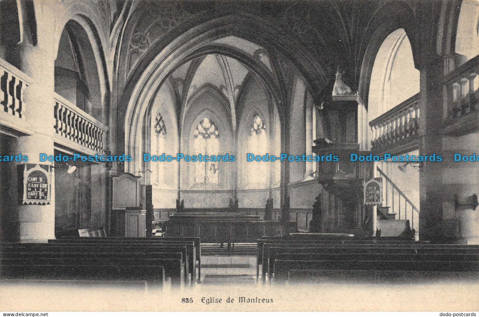 R057455 Eglise De Montreux. Chiffelle. No 835. B. Hopkins - World