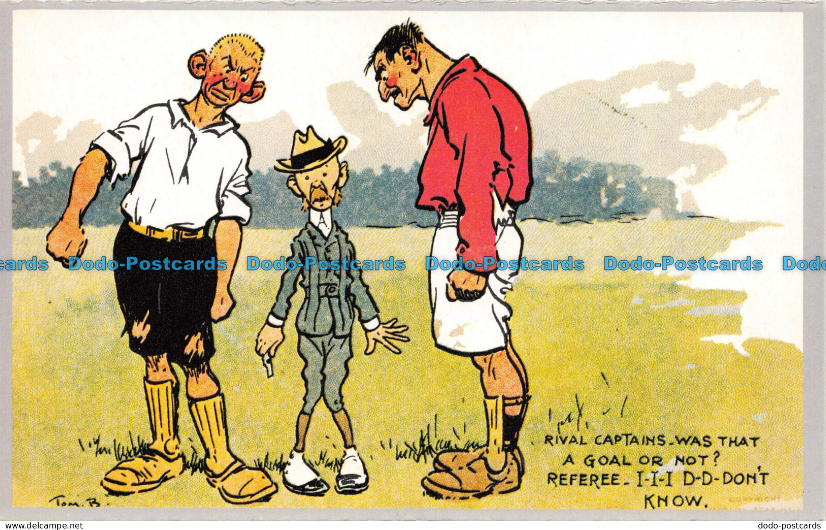 R058201 Sporting Postcards By Tom Browne. Chimera Arts London - Autres & Non Classés