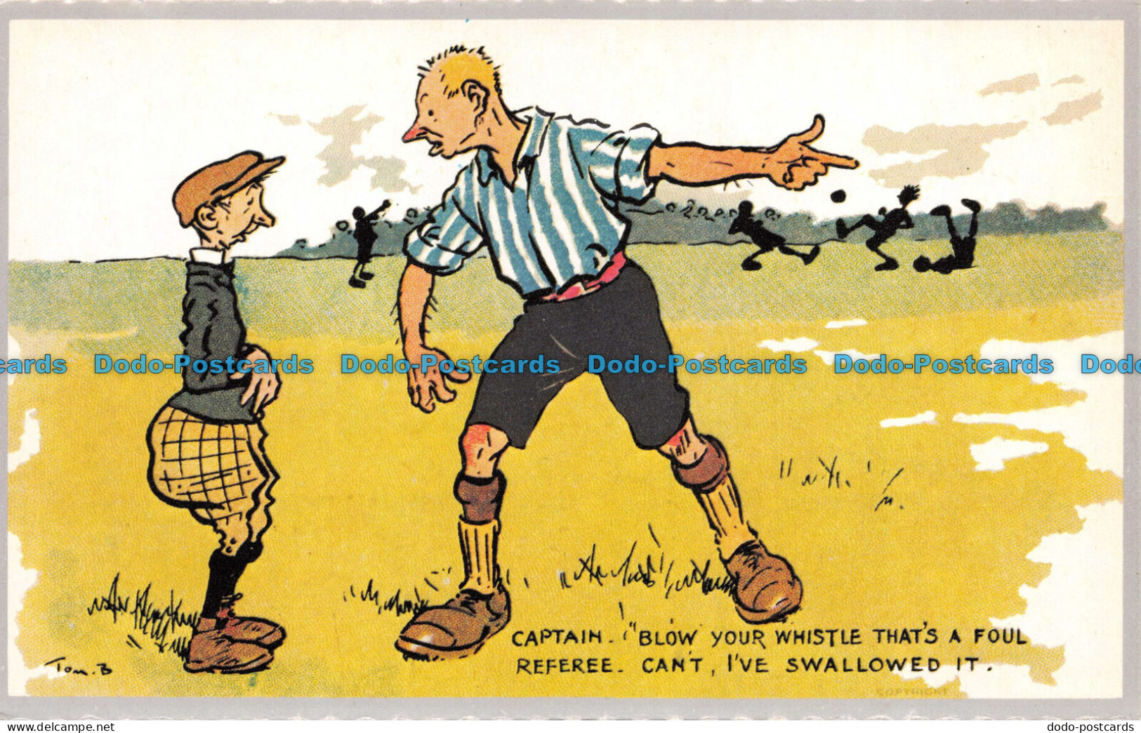 R058208 Sporting Postcards By Tom Browne. Chimera Arts London - Autres & Non Classés