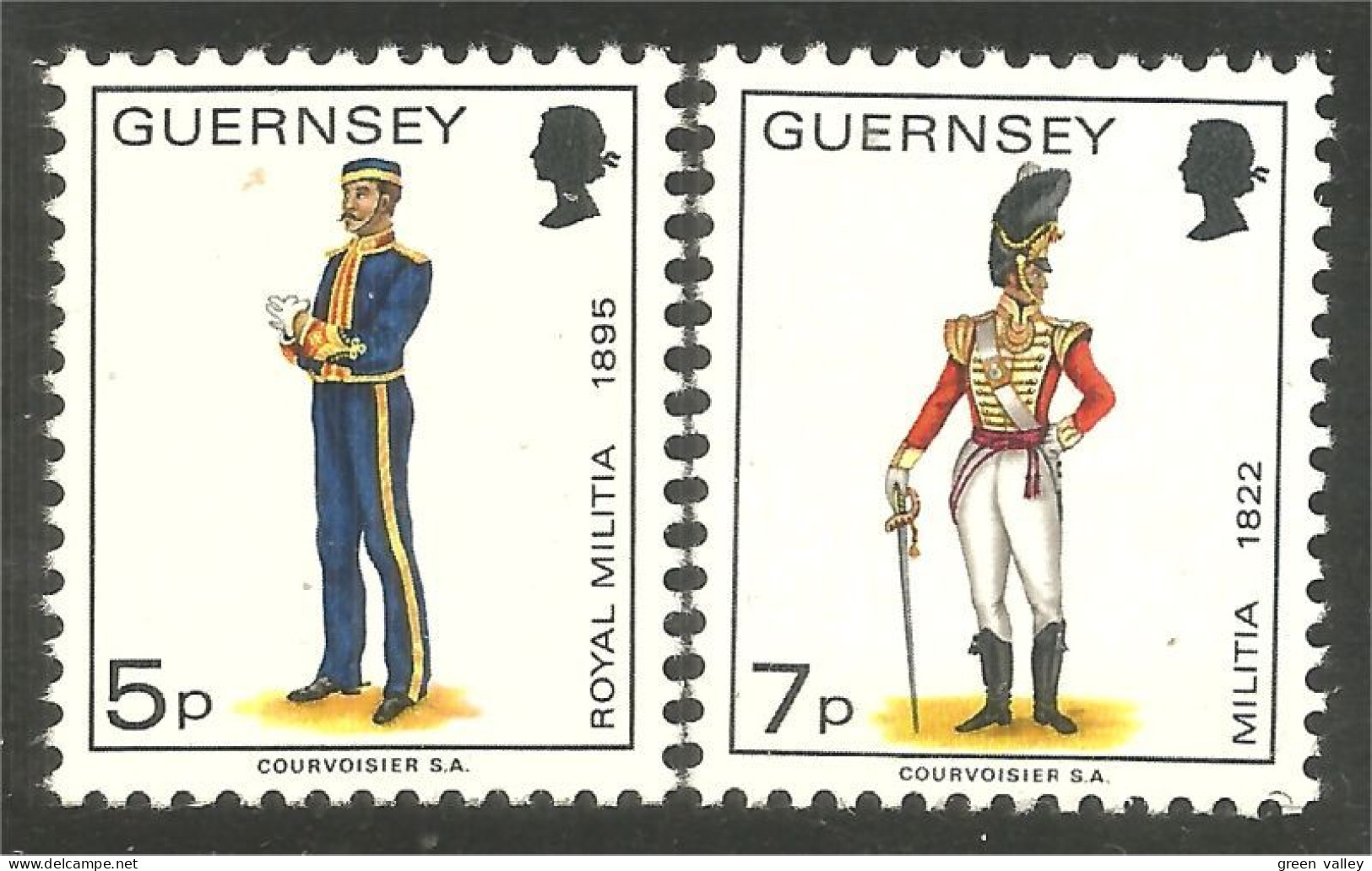 WR-17a Guernsey Uniform Uniforme Costume Military Militaire Militia Milice MNH ** Neuf SC - Militaria