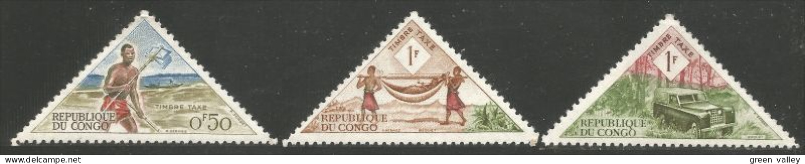 TR-107 Triangle Congo Mail Transport Courrier MH * Neuf - Other & Unclassified