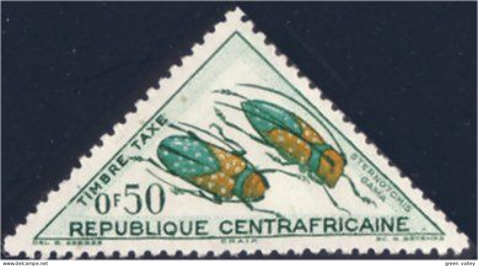 TR-37 Triangle Central Africa Centrafrique Insectes Insects MH * Neuf CH - Other & Unclassified