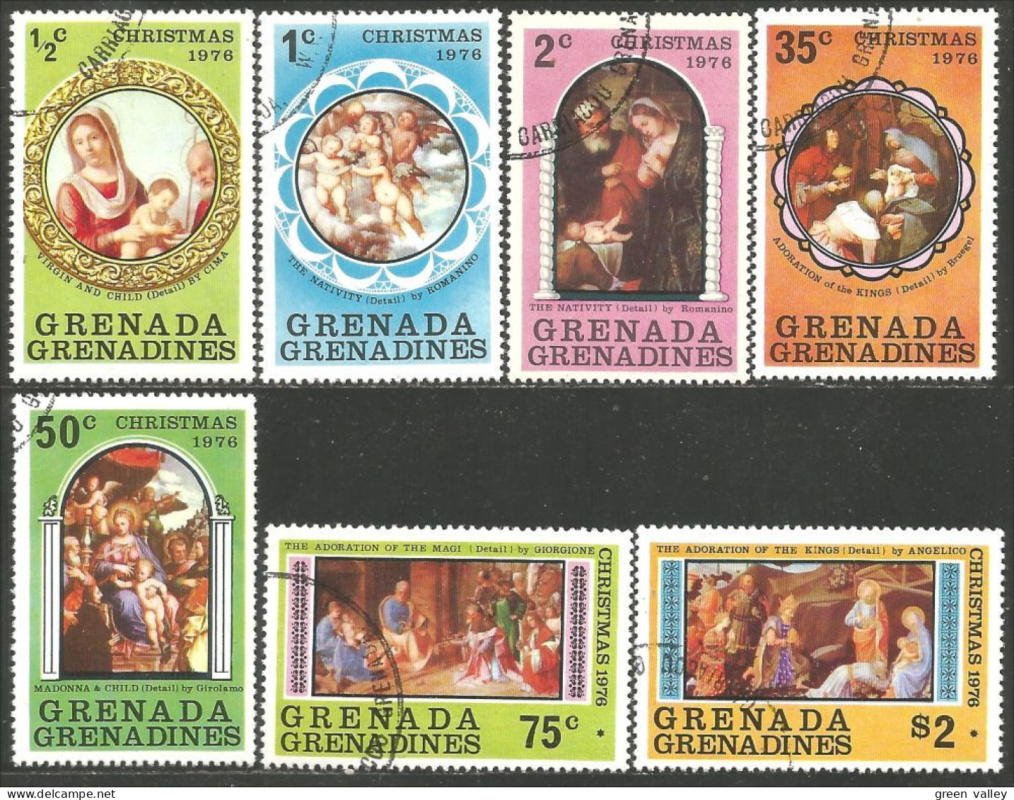 NO-53 Grenadines Noel Christmas 1976 Natale Navidad Kerstmis Weihnachten Natal - Tableaux