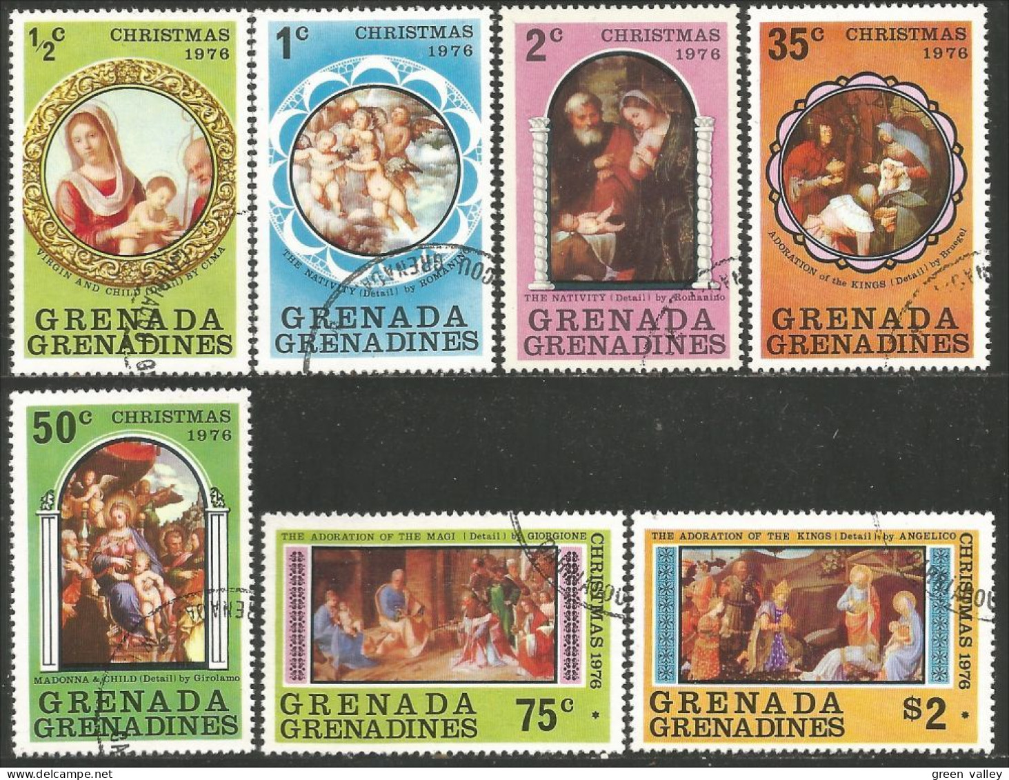 NO-52 Grenadines Noel Christmas 1976 Natale Navidad Kerstmis Weihnachten Natal - Religious