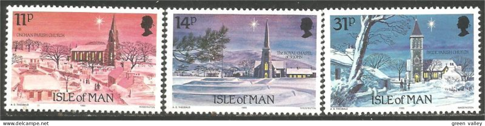 NO-14 Isle Of Man Noel Christmas 1985 Natale Navidad Kerstmis Weihnachten Natal MNH ** Neuf SC - Christmas