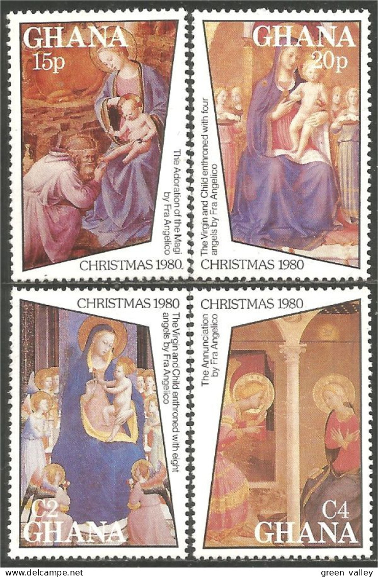 NO-4 Ghana Noel Christmas 1980 Natale Navidad Kerstmis Weihnachten Natal MNH ** Neuf SC - Kerstmis