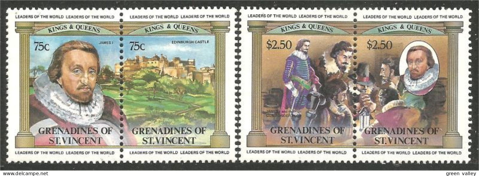 CE-62 Grenadines Roi King James I MNH ** Neuf SC - Royalties, Royals