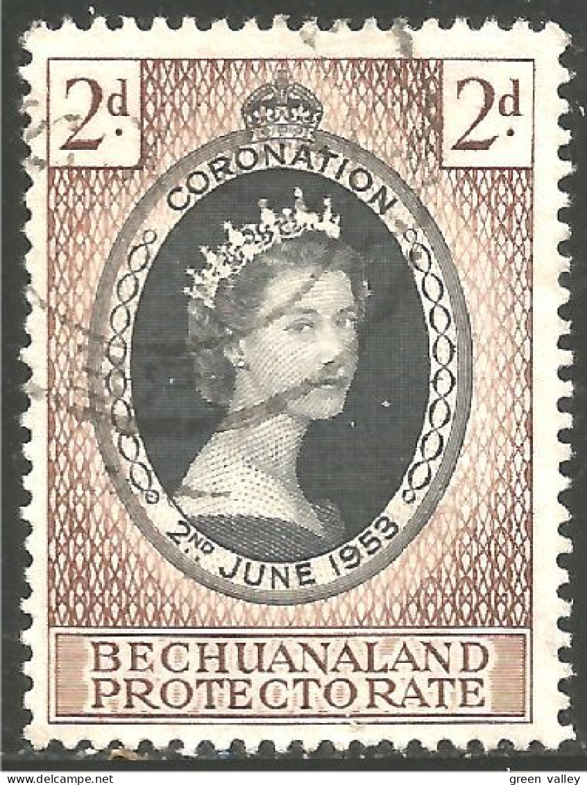 CE-36 Bechuanaland Couronnement Elizabeth II 1953 Coronation - Royalties, Royals