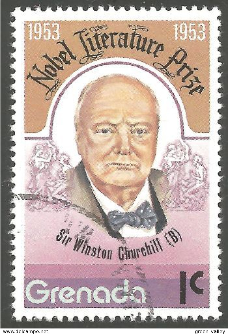 CE-23c Sir Winston Churchill Prix Littérature Nobel Literature Prize 1953 - Nobel Prize Laureates