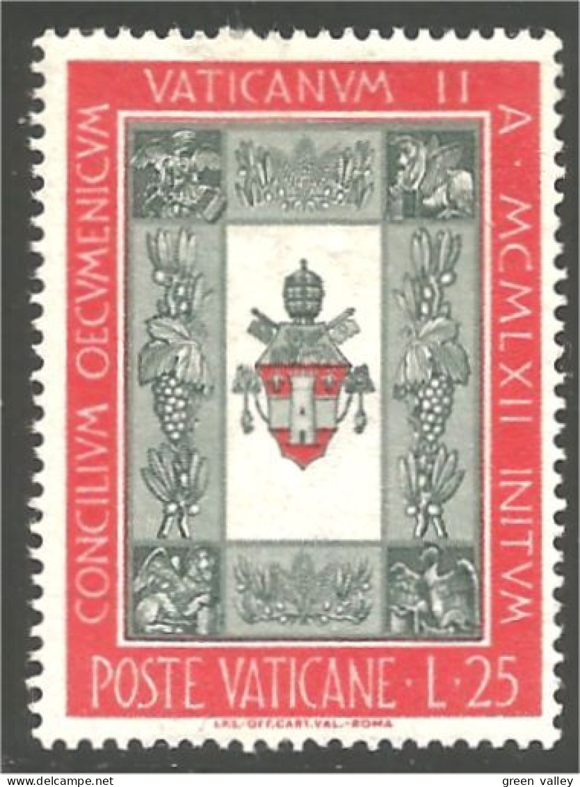 BL-94 Vatican Blason Armoiries Coat Arms Wappen Stemma - Briefmarken