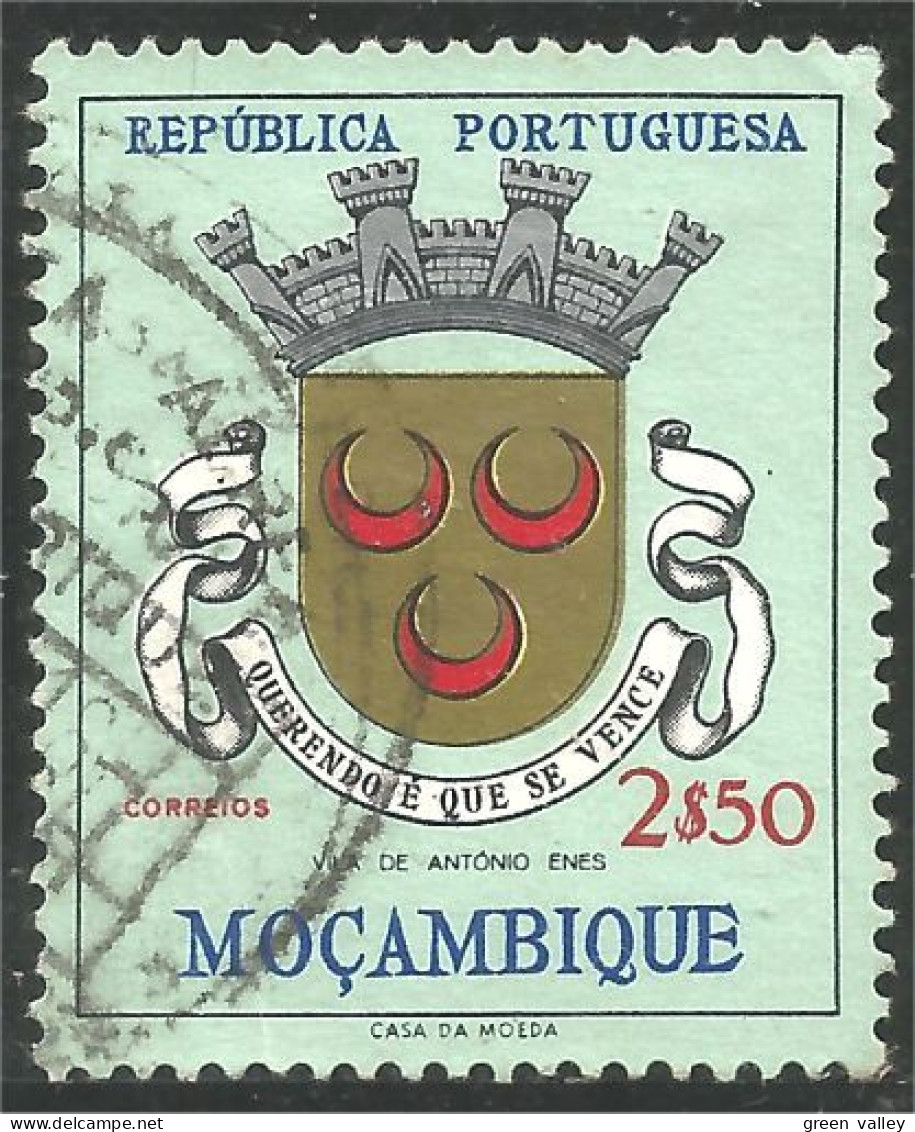 BL-58 Mozambique Blason Armoiries Coat Arms Wappen Stemma Lune Moon - Stamps