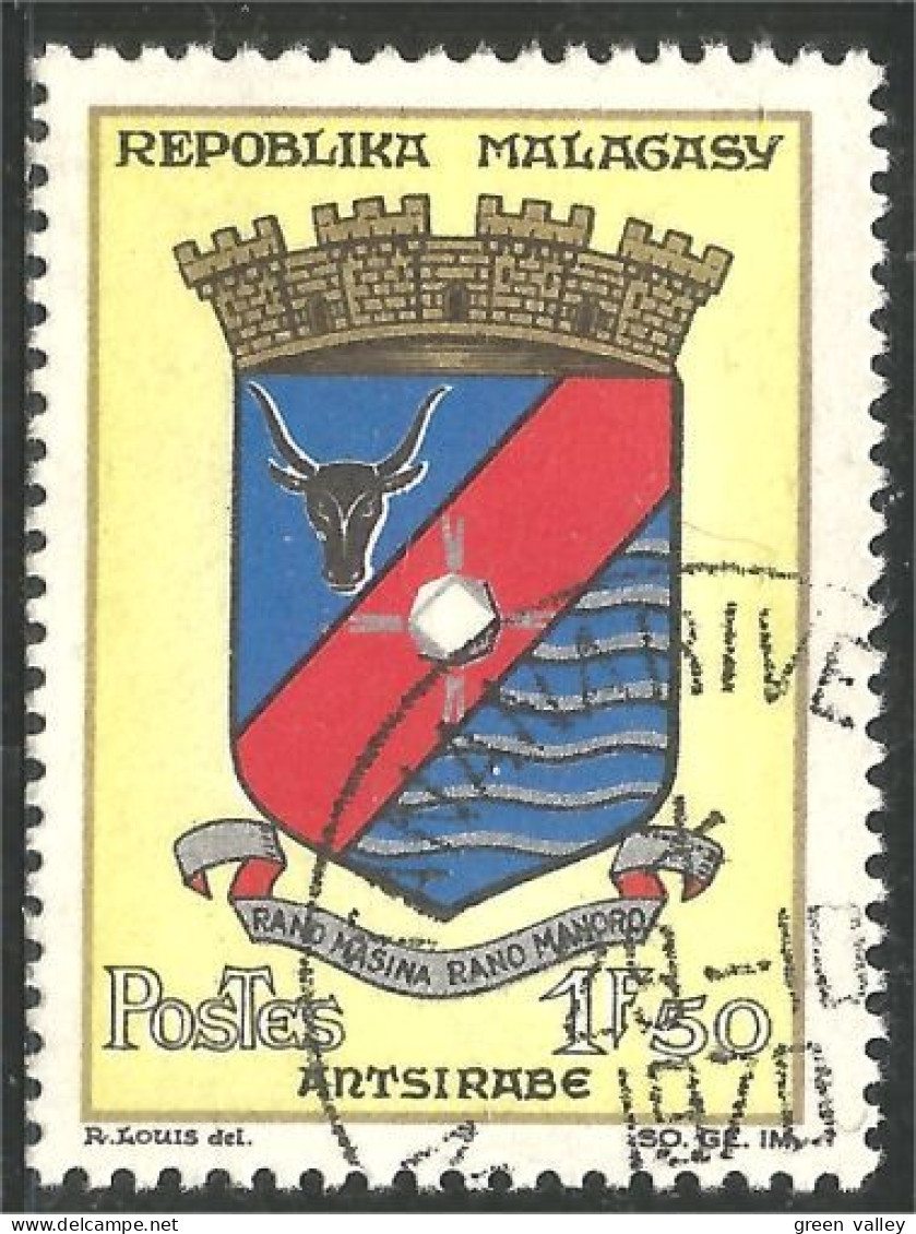 BL-57 Madagascar Blason Armoiries Coat Arms Wappen Stemma - Stamps