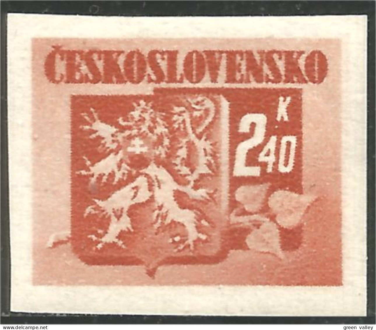 BL-29 Ceskoslovensko Blason Armoiries Coat Arms Wappen Stemma Lion Lowe Leone MH * Neuf - Stamps