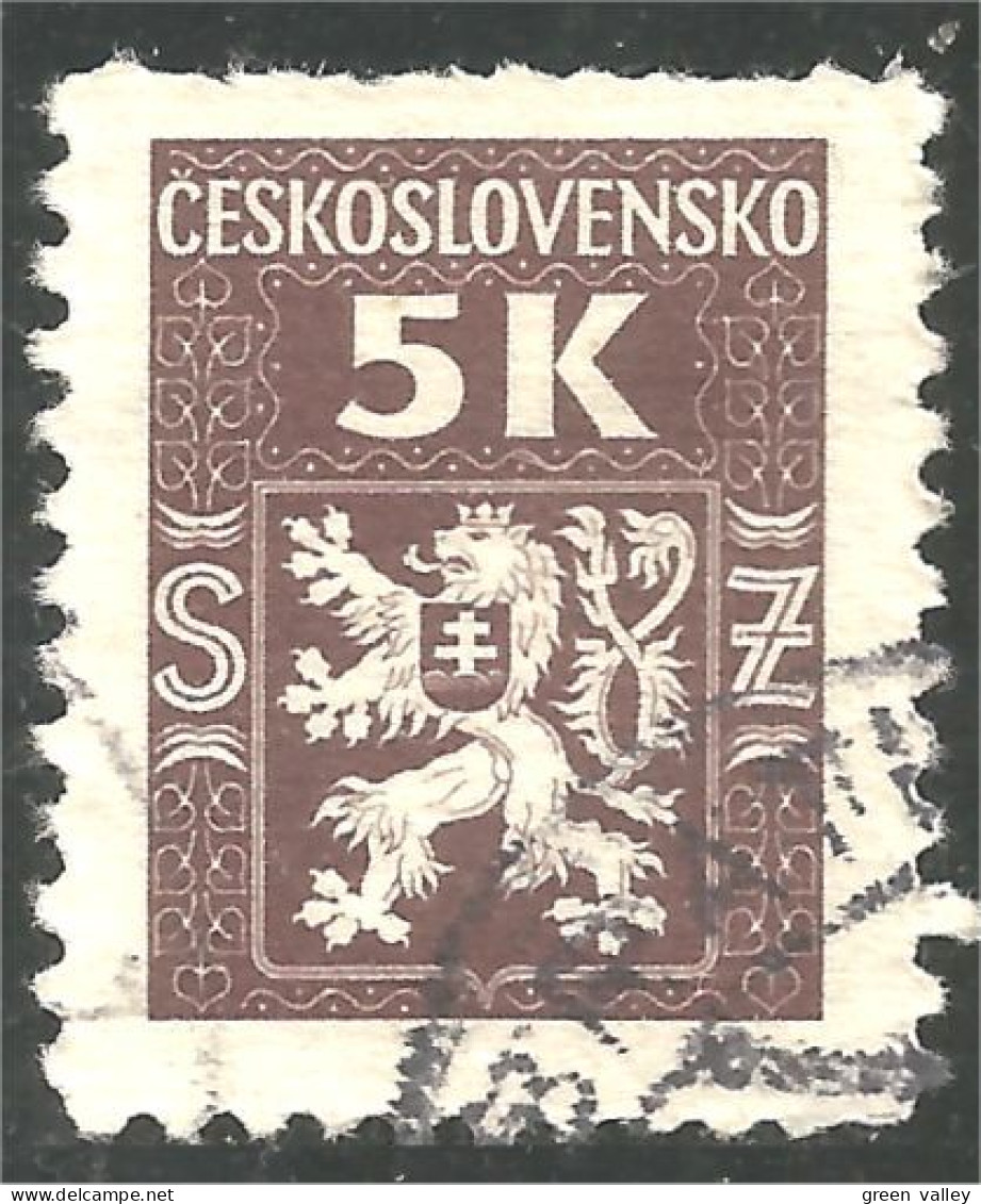 BL-26 Ceskoslovensko Blason Armoiries Coat Arms Wappen Stemma Lion Lowe Leone - Stamps