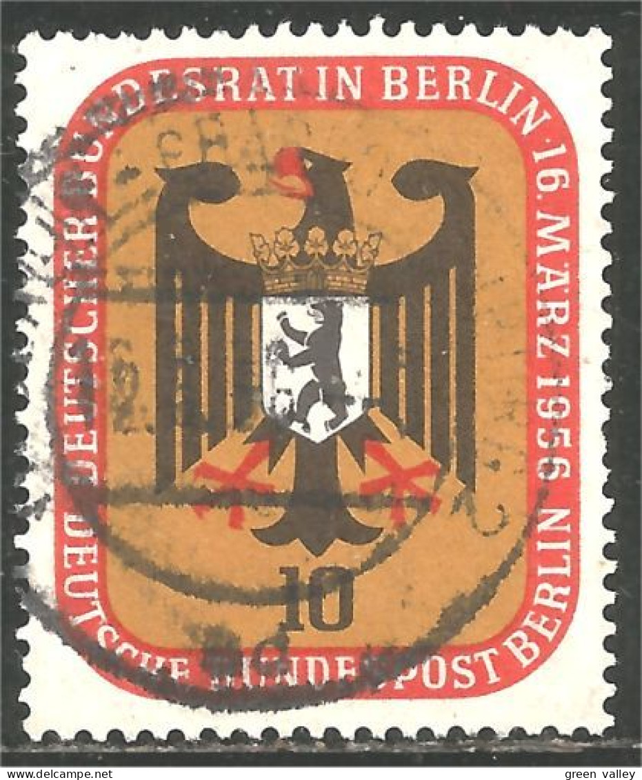 BL-14 Berlin Blason Armoiries Coat Arms Wappen Stemma Aigle Eagle Adler Ours Bear Bar - Briefmarken