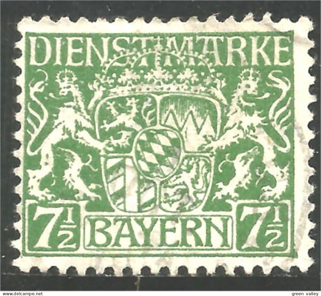 BL-10 Bayern Blason Armoiries Coat Arms Wappen Stemma Lion Lowe Leone - Briefmarken