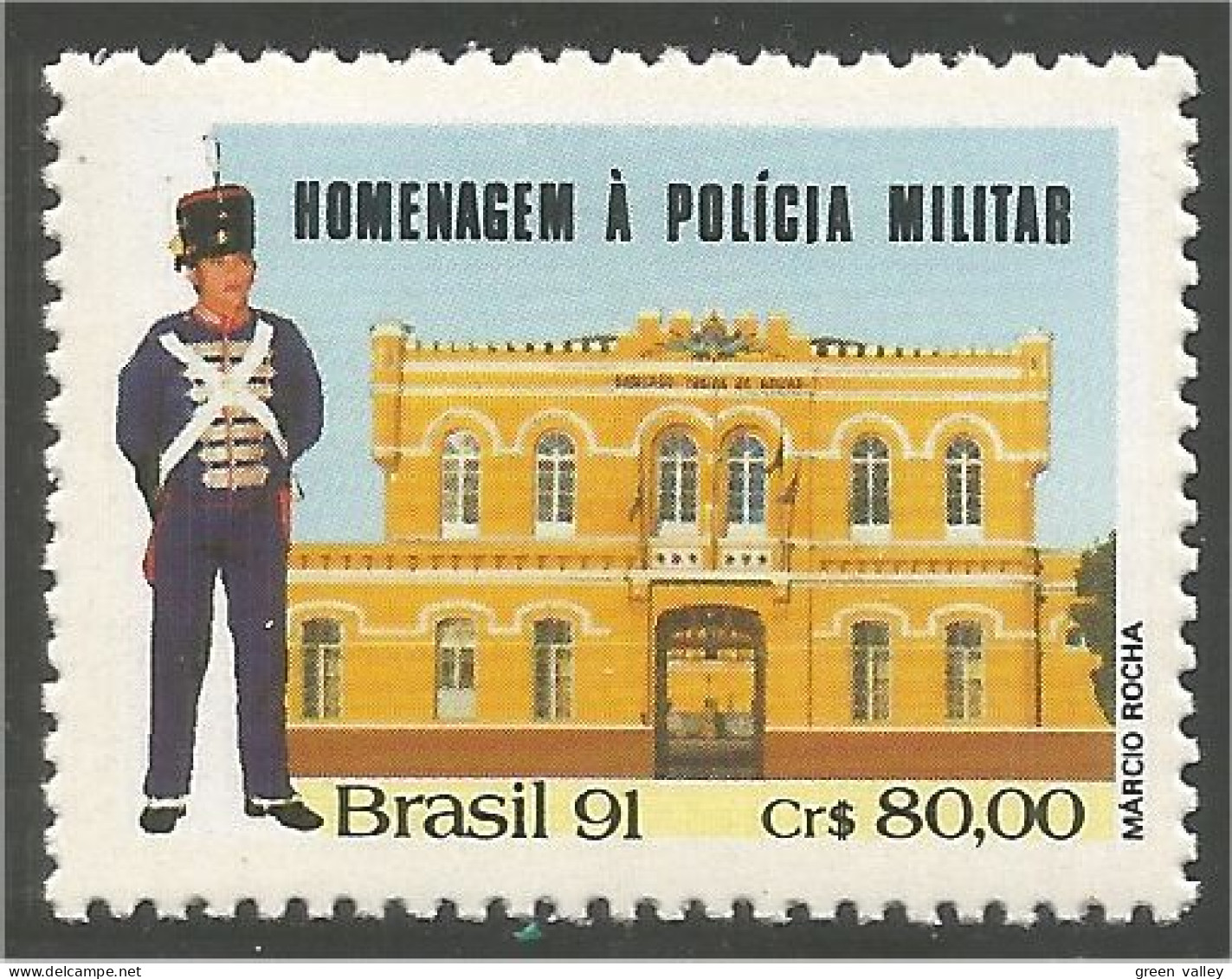 UN-1 Brésil Uniforme Uniform Military Police Militaire MNH ** Neuf SC - Militaria