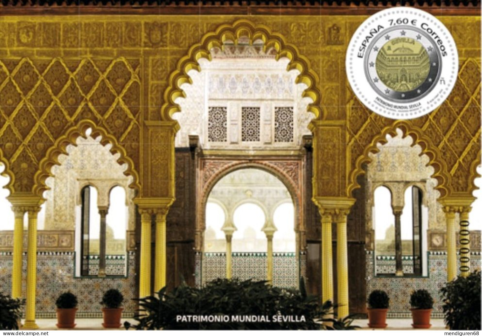 ESPAGNE SPANIEN SPAIN ESPAÑA 2024 M/S WORLD HERITAGEPATRIMONIO MUNDIAL SEVILLA REAL ALCÁZAR MNH ED HB-5741 - Ungebraucht