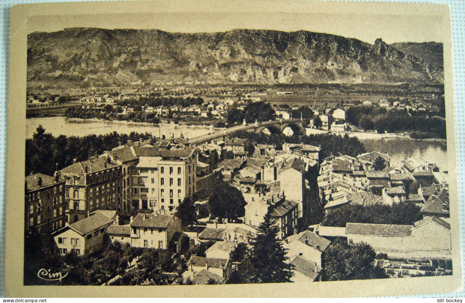CPA Circa 1920 Sépia  - VALENCE  Vue Sur La Ville Et Le Rhône - Ardêche Rhône Tournon TBE - Valence