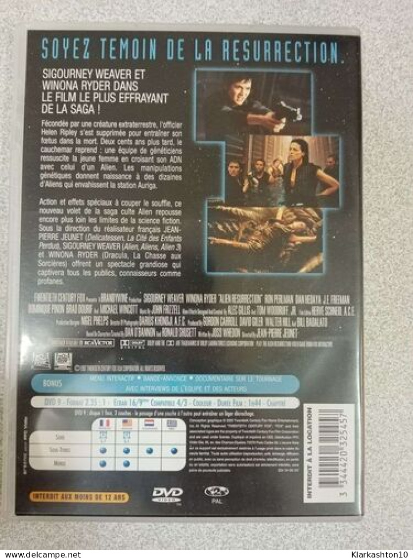 DVD - Alien - La Résurrection (Jean-Pierre Jeunet) - Other & Unclassified