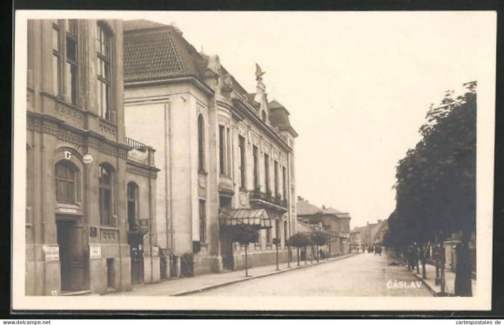 AK Caslav, Strassenpartie Im Stadtkern  - Czech Republic