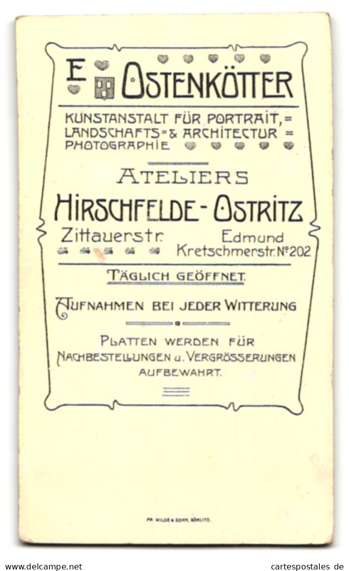 Fotografie E. Ostenkötter, Hirschfelde, Zittauerstr., Portrait Dunkelhaarige Schönheit Mit Brosche Und Halsschmuck  - Anonymous Persons