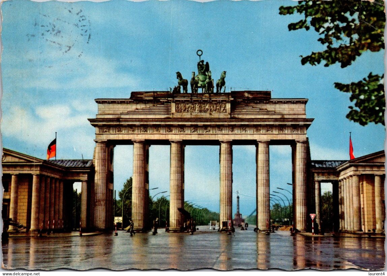 20-5-2024 (5 Z 38) Germany (posted To Australia 1960) Berlin Gate - Porte De Brandebourg