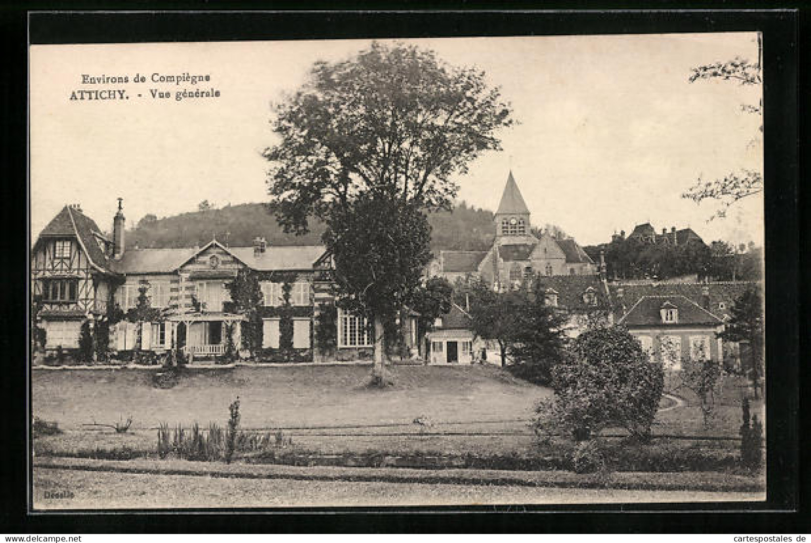 CPA Attichy, Vue Générale  - Attichy