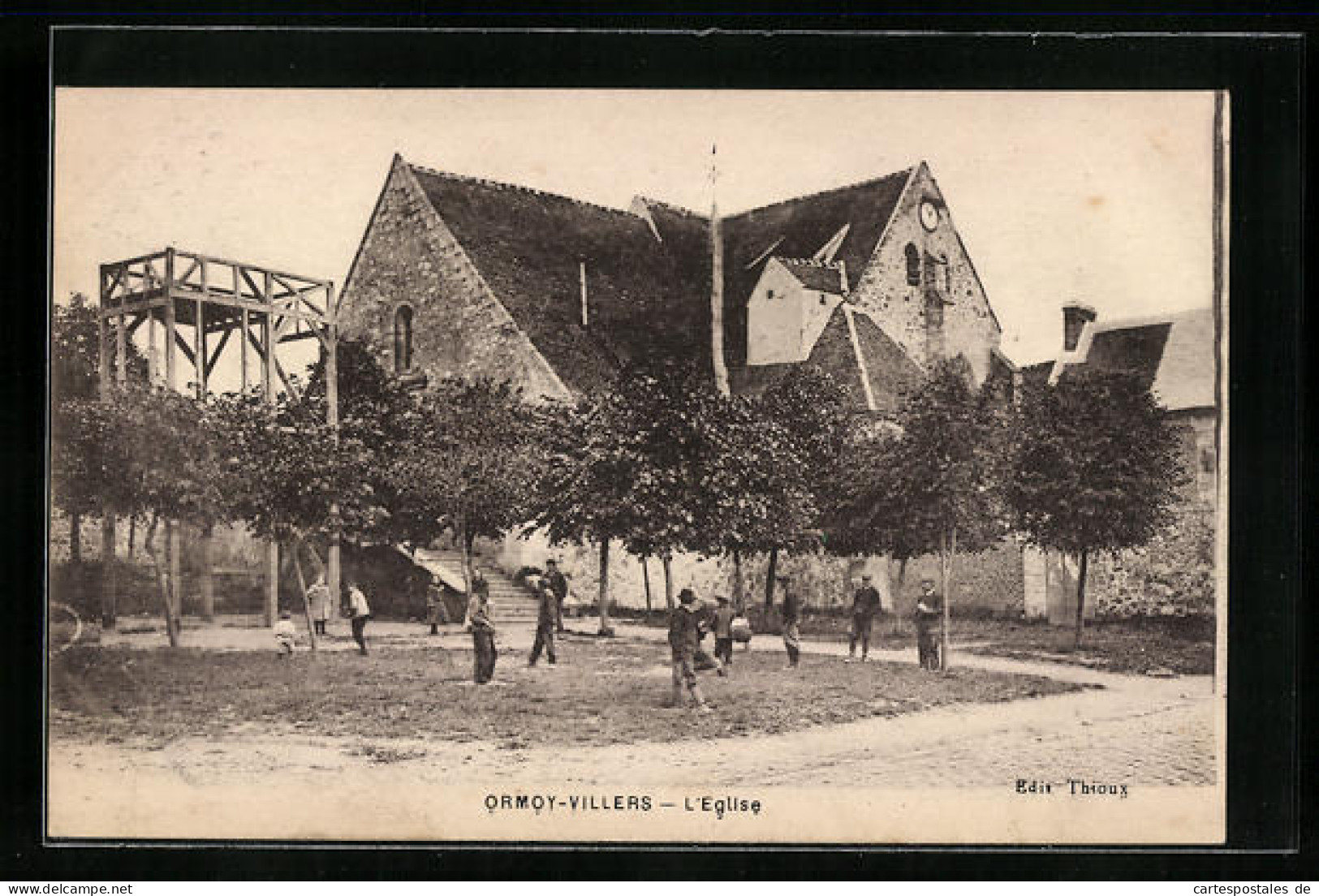 CPA Ormoy-Villers, L'Eglise  - Other & Unclassified