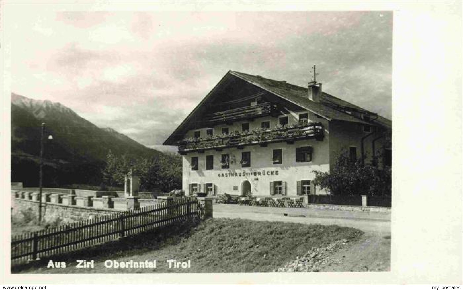 73977309 Zirl_Tirol_AT Gasthaus Zur Bruecke - Autres & Non Classés