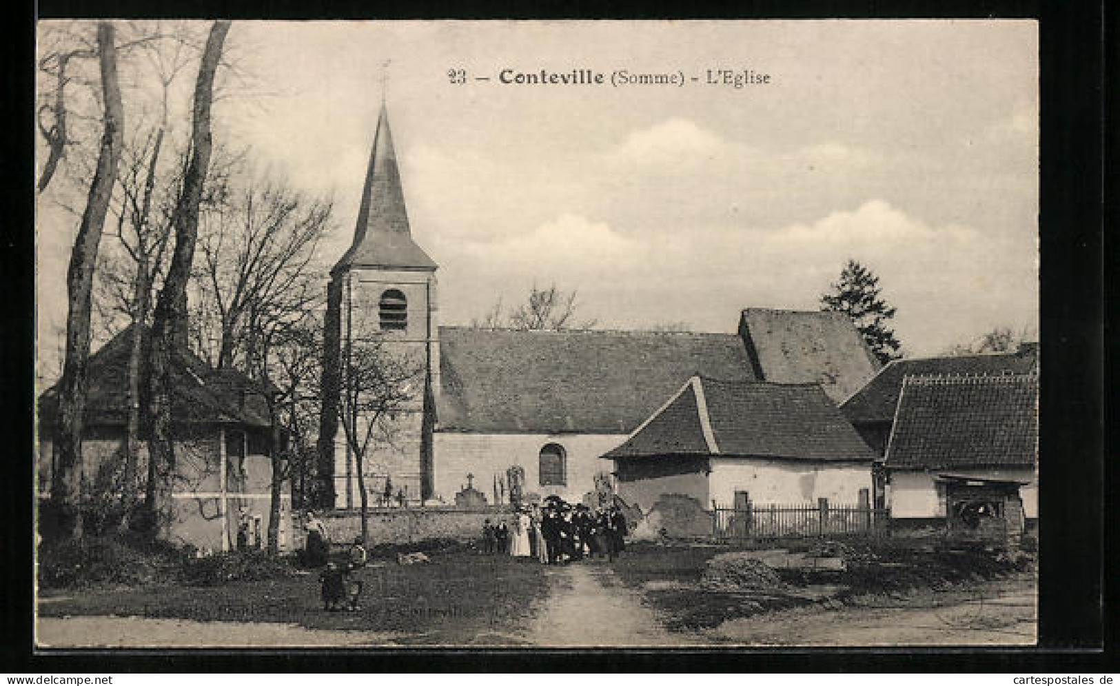 CPA Conteville, L`Eglise  - Autres & Non Classés