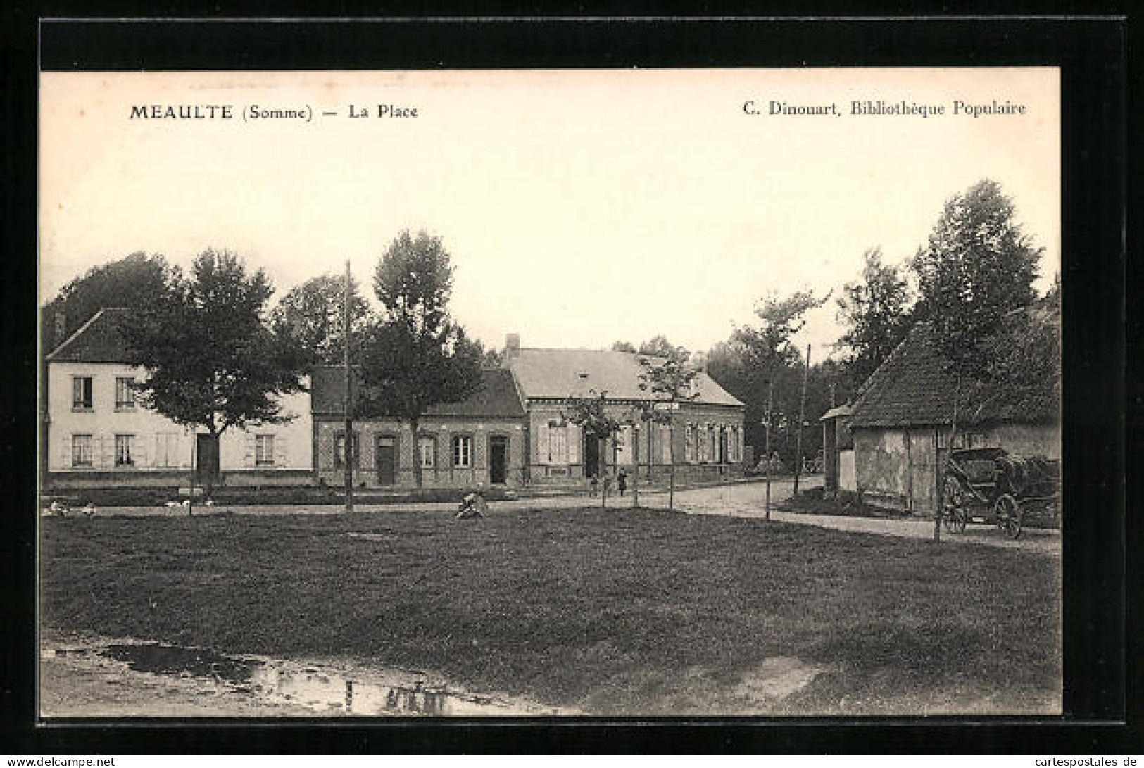 CPA Meaulte, La Place  - Meaulte