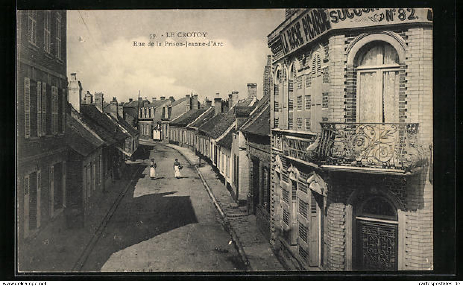 CPA Le Crotoy, Rue De La Prison-Jeanne-d`Arc  - Le Crotoy