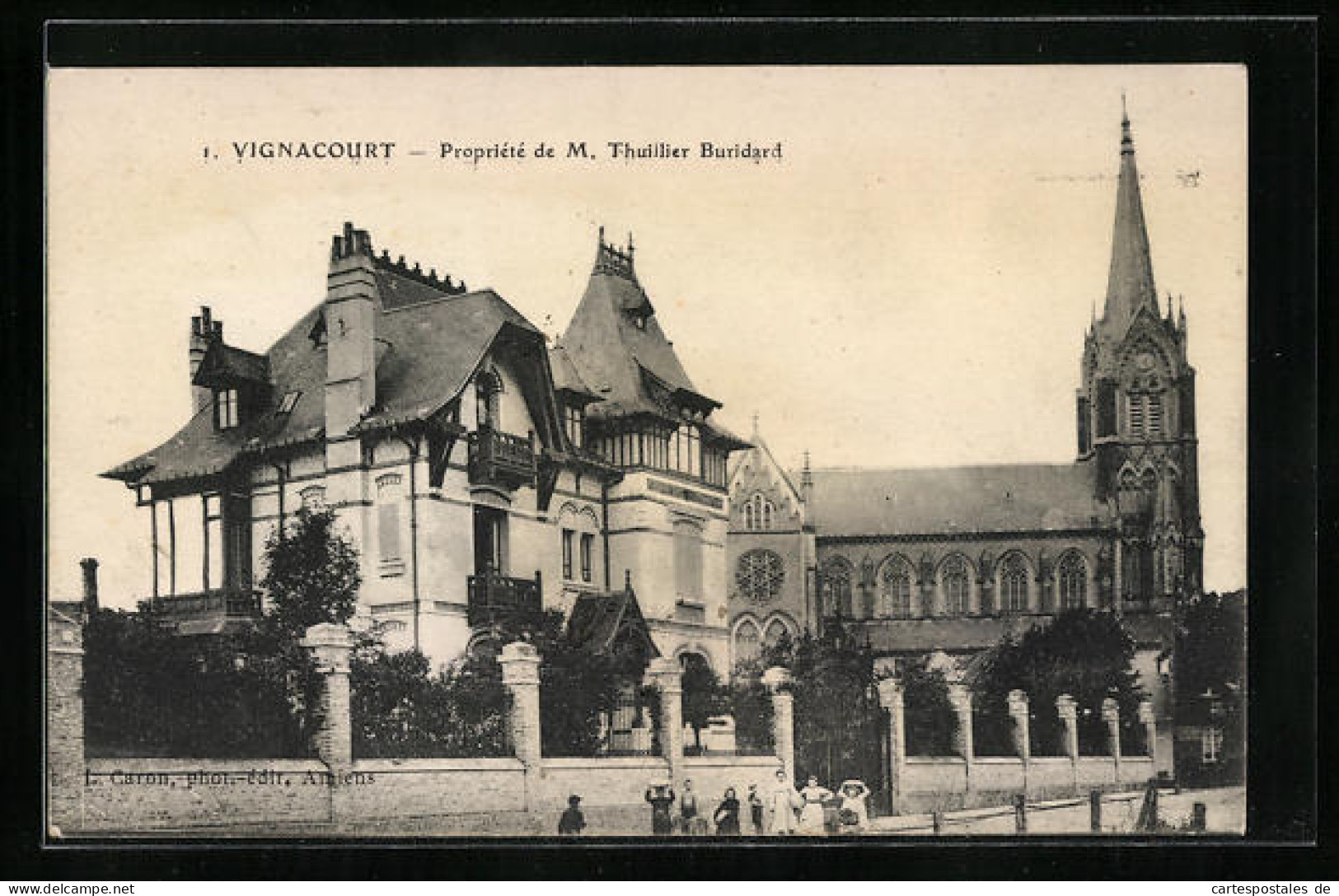 CPA Vignacourt, Propriete De M. Thuillier Buridard  - Vignacourt